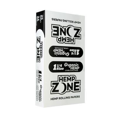 Hemp Zone: 1 1/4 Organic Hemp Rolling Papers Unbleached