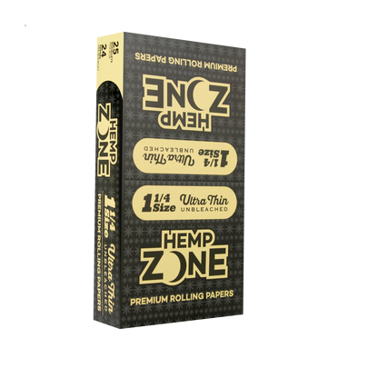 Hemp Zone: 1 1/4 Organic Ultra Thin Rolling Papers Unbleached