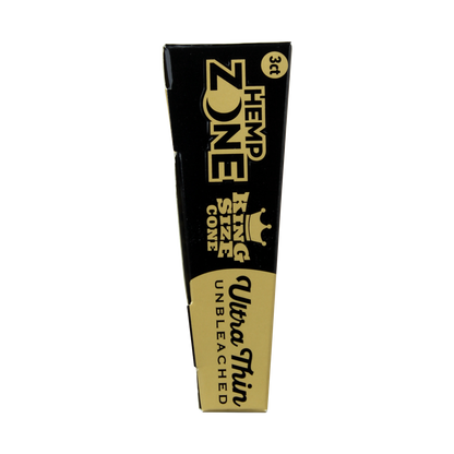 Hemp Zone:  King Size Ultra Thin Unbleached Cones