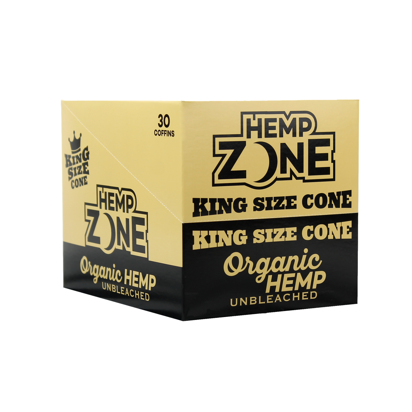 Hemp Zone: King Size Organic Hemp Cones Unbleached